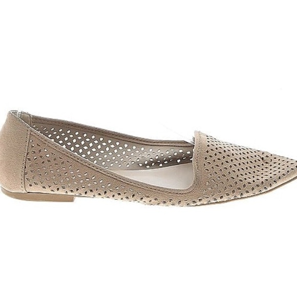 MIA Tan Breathable Flats Pointed Toe Size 9 - Picture 1 of 5